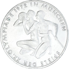 Coin, GERMANY - FEDERAL REPUBLIC, 10 Mark, 1972, Stuttgart, AU(55-58), Silver