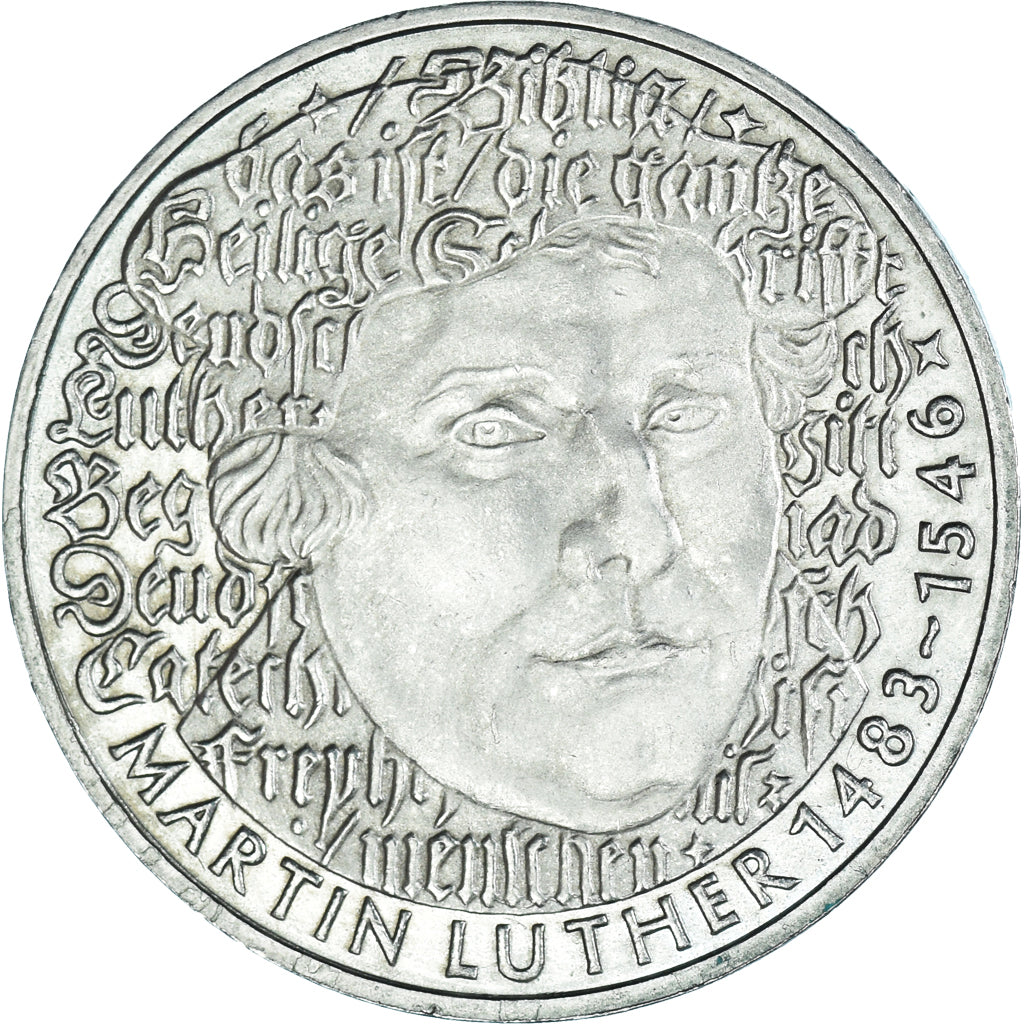 Coin, GERMANY - FEDERAL REPUBLIC, 5 Mark, 1983, Karlsruhe, Germany, MS(63)