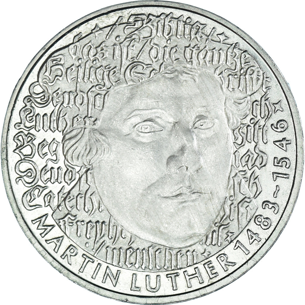 Coin, GERMANY - FEDERAL REPUBLIC, 5 Mark, 1983, Karlsruhe, Germany, MS(63)