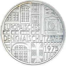 Coin, GERMANY - FEDERAL REPUBLIC, 5 Mark, 1975, Stuttgart, Germany, BE, MS(63)