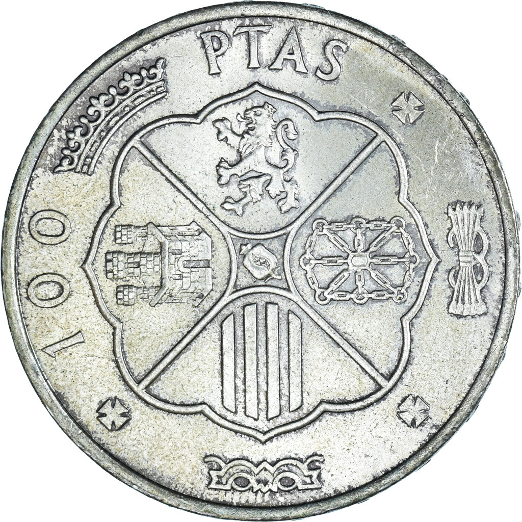 Coin, Spain, Caudillo and regent, 100 Pesetas, 1966, Madrid, AU(55-58), Silver