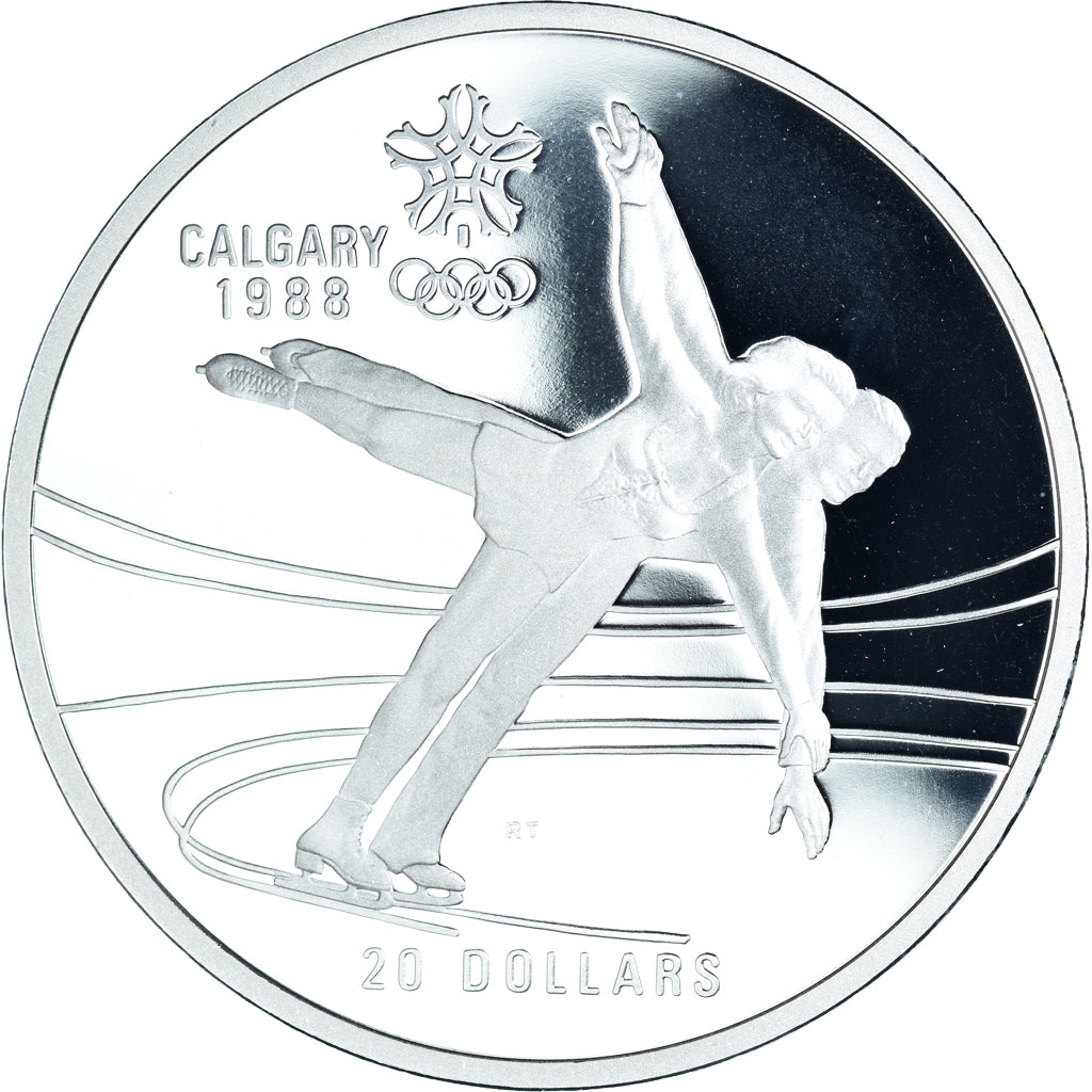 Coin, Canada, Elizabeth II, 20 Dollars, 1987, Royal Canadian Mint, Ottawa, 15th