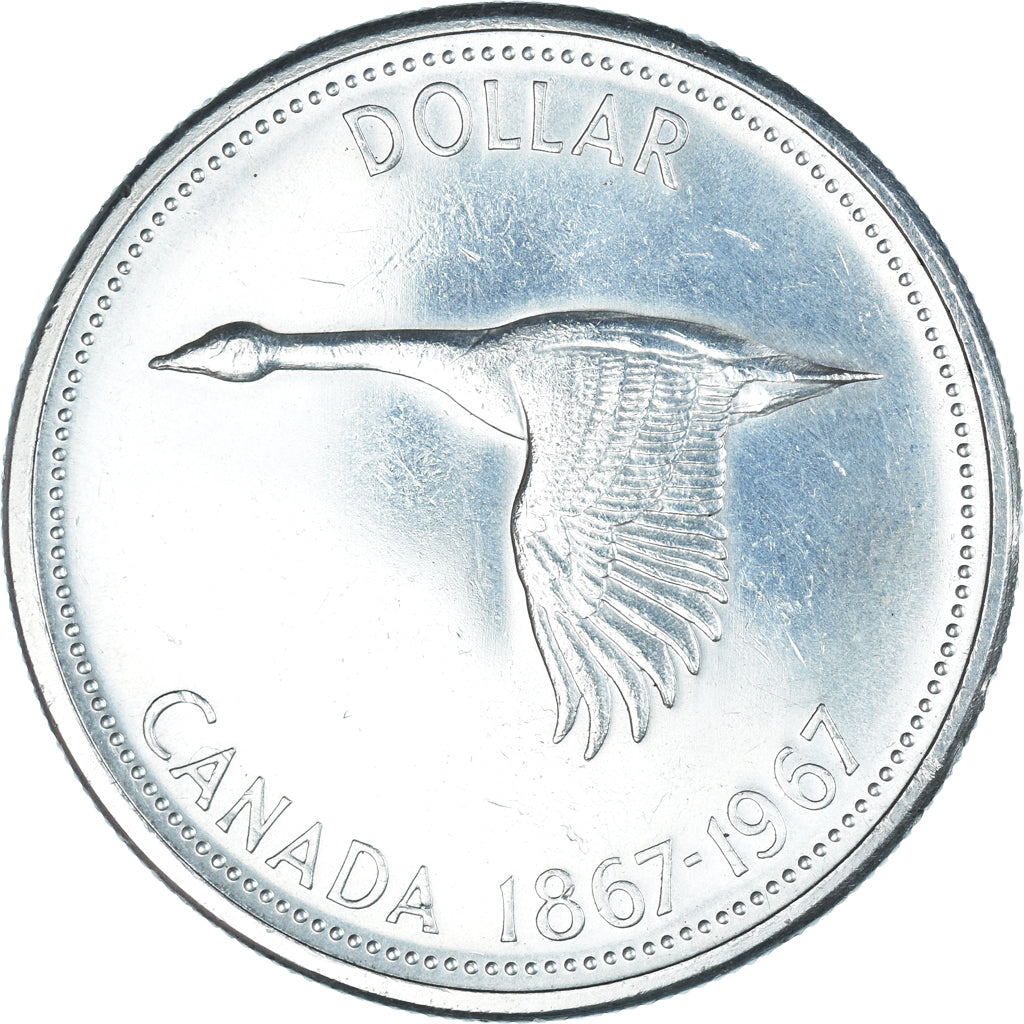 Coin, Canada, Elizabeth II, Dollar, 1967, Royal Canadian Mint, Ottawa