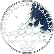 Italy, 10 Euro, 2006, Rome, 2006 Winter Olympics .BE, MS(65-70), Silver