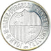 Coin, Andorra, 10 Diners, 1986, 1988 World Cup Soccer Games., MS(65-70), Cast
