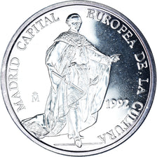 Spain, 5 Ecu, 1992, Madrid as European culture capital.BE, MS(65-70), Silver
