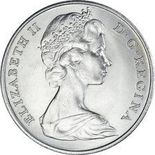 Monnaie, Gibraltar, Elizabeth II, Crown, 1967, SUP, Cupro-nickel, KM:4