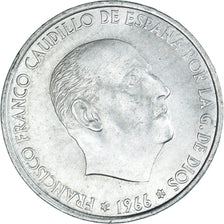Coin, Spain, Caudillo and regent, 100 Pesetas, 1966, Madrid, AU(50-53), Silver