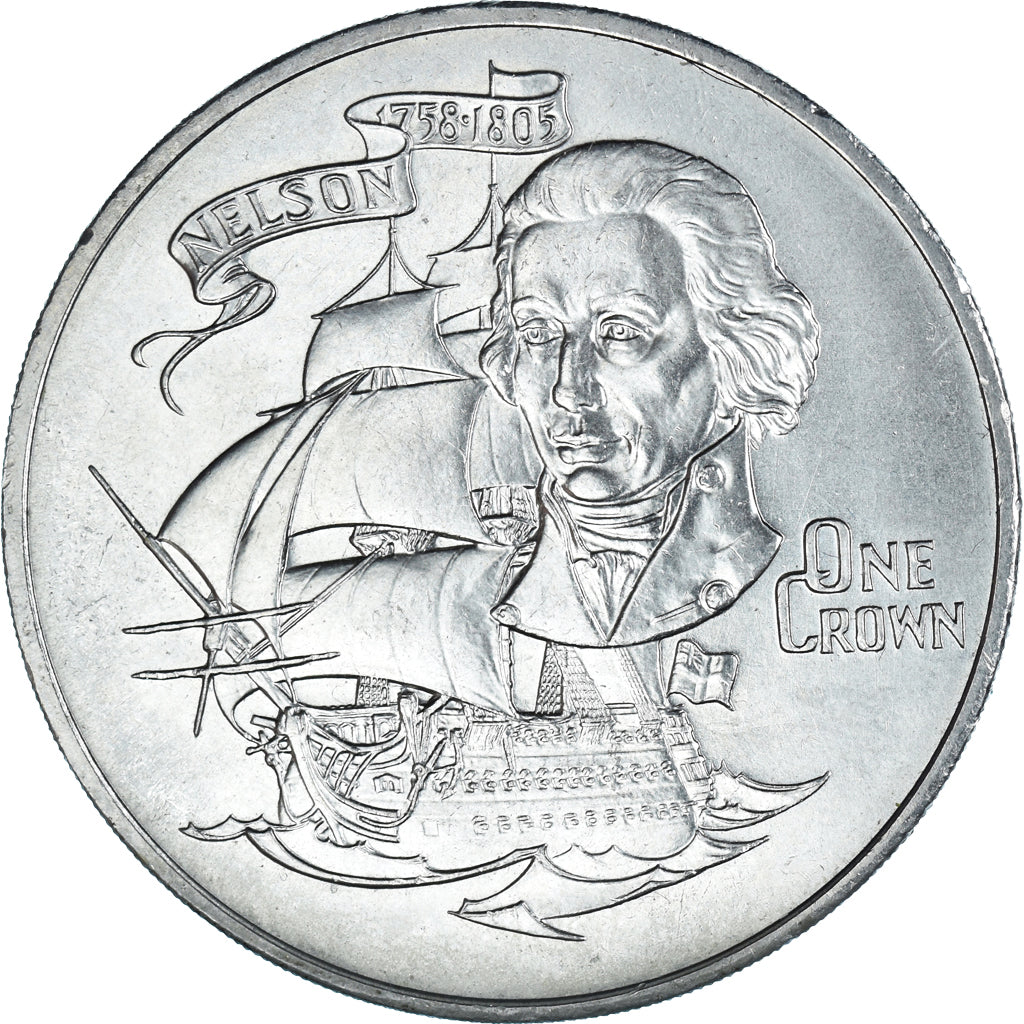 Münze Gibraltar Elizabeth II Crown 1980 British Royal Mint