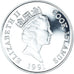 Moeda, Ilhas Cook, Elizabeth II, 5 Dollars, 1991, World Cup 94.be, MS(65-70)