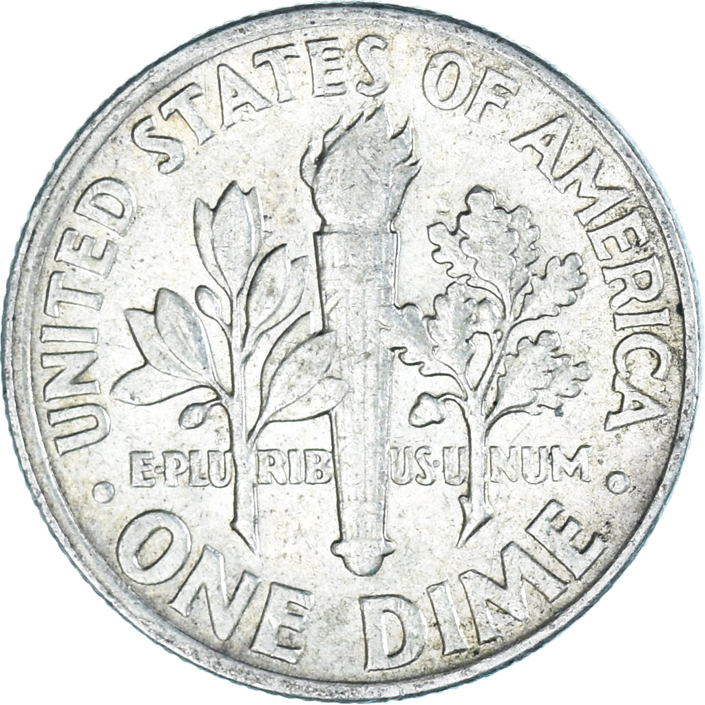 Moeda, Estados Unidos da América, Roosevelt Dime, Dime, 1961, U.S. Mint