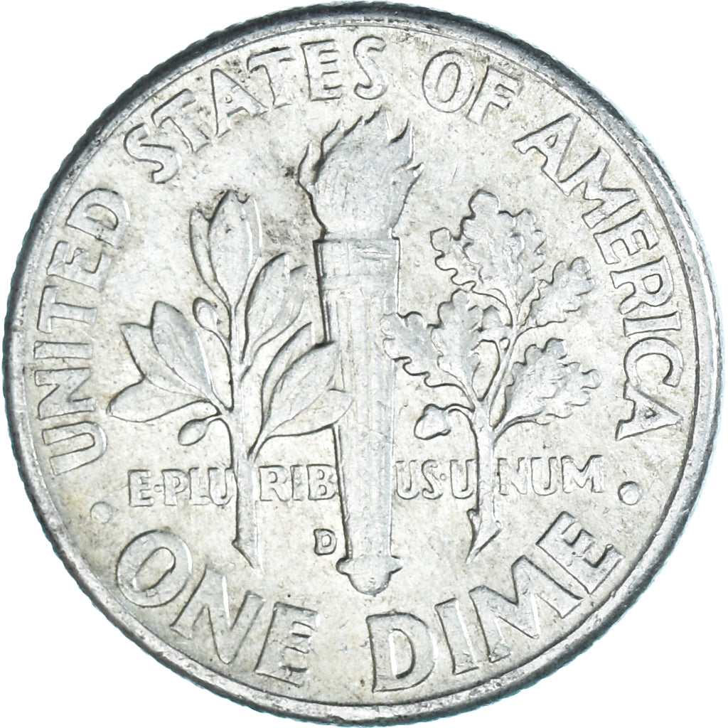 Coin, United States, Roosevelt, Dime, 1962, Denver, EF(40-45), Silver, KM:195