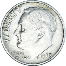 Moneta, Stati Uniti, Roosevelt Dime, Dime, 1963, U.S. Mint, Denver, BB+