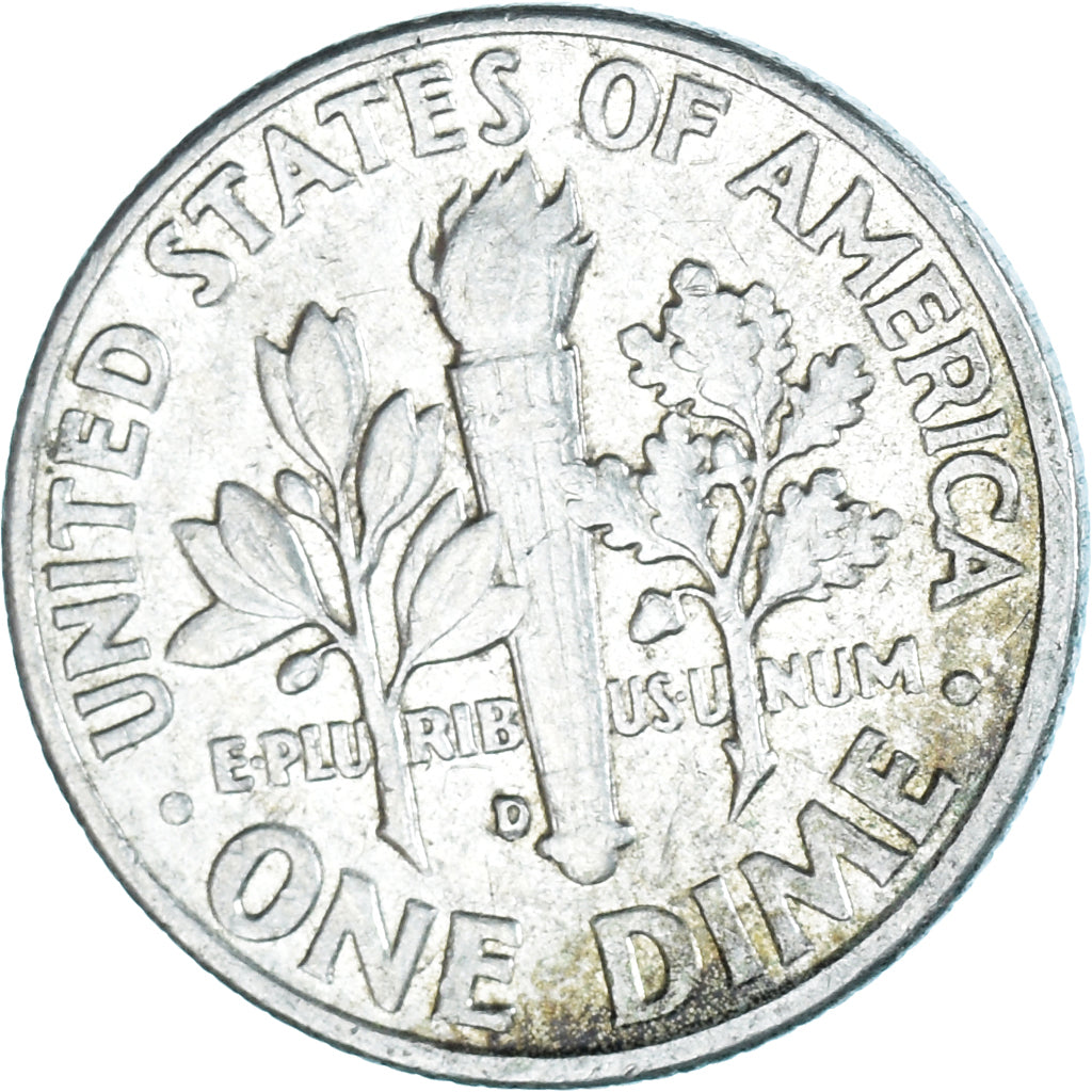 Moeda, Estados Unidos da América, Roosevelt Dime, Dime, 1963, U.S. Mint