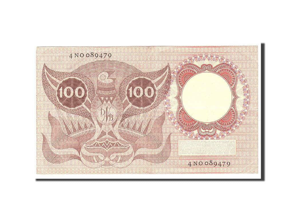 Banknote, Netherlands, 100 Gulden, 1953, 1953-02-02, KM:88, EF(40-45)