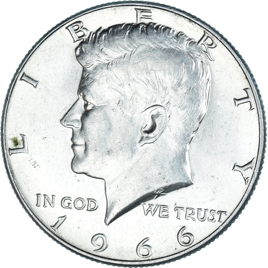 Coin, United States, Kennedy, Half Dollar, 1966, Philadelphia, AU(50-53)
