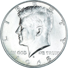 Monnaie, États-Unis, Kennedy Half Dollar, Half Dollar, 1968, U.S. Mint, Denver
