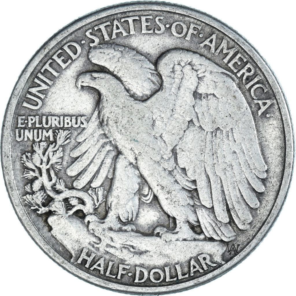 Moneta, Stati Uniti, Walking Liberty Half Dollar, Half Dollar, 1943, U.S. Mint