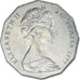 Coin, Australia, Elizabeth II, 50 Cents, 1977, EF(40-45), Copper-nickel, KM:70