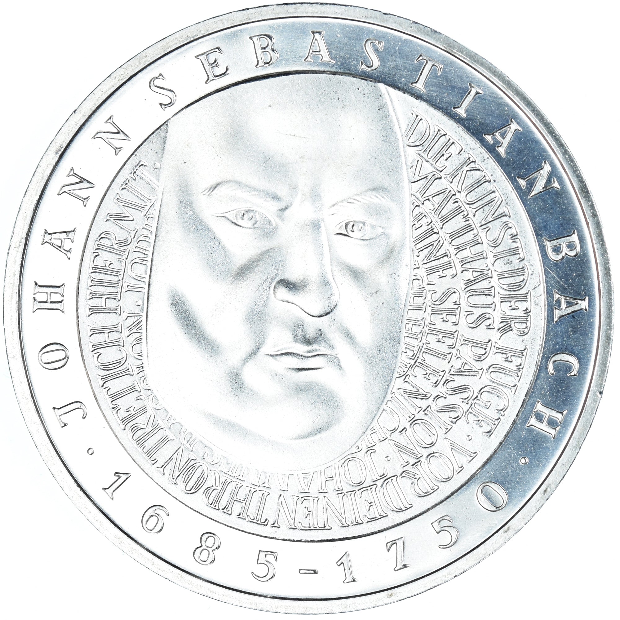 Coin, GERMANY - FEDERAL REPUBLIC, 10 Mark, 2000, Stuttgart, 250th anniversary of