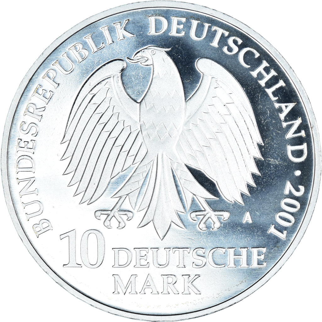 Monnaie, République fédérale allemande, 10 Mark, 2001, Berlin, BE, FDC