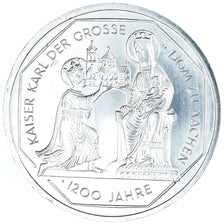 Monnaie, République fédérale allemande, 10 Mark, 2000, Karlsruhe, 1200th