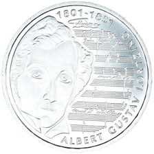 Monnaie, République fédérale allemande, 10 Mark, 2001, Hamburg, 200th