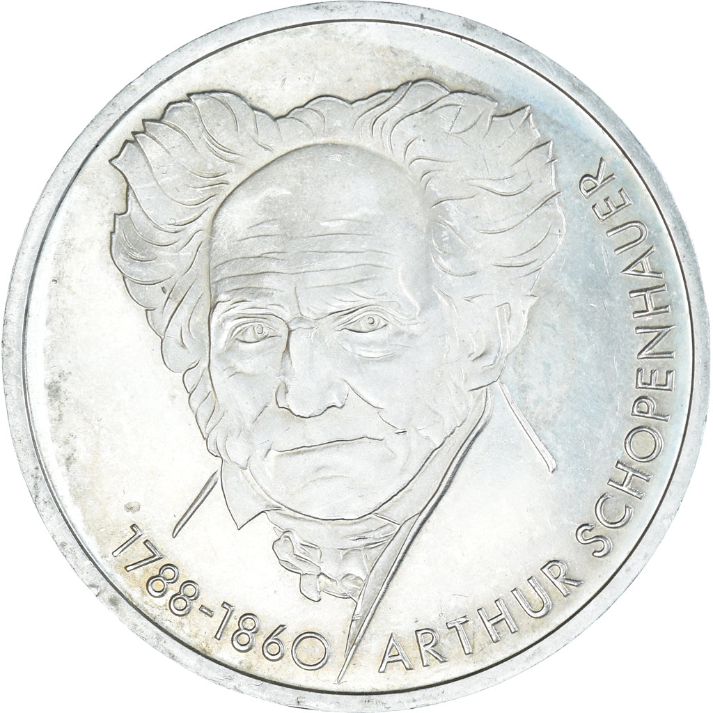 Moneda, ALEMANIA - REPÚBLICA FEDERAL, 10 Mark, 1988, Munich, Germany, MBC+
