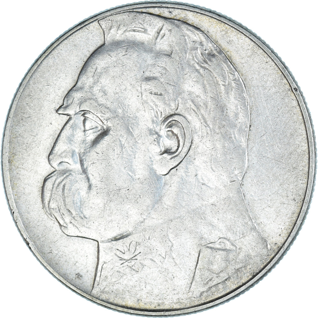 Münze, Polen, 10 Zlotych, 1935, Warsaw, SS, Silber, KM:29
