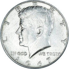 Coin, United States, Kennedy Half Dollar, Half Dollar, 1967, U.S. Mint