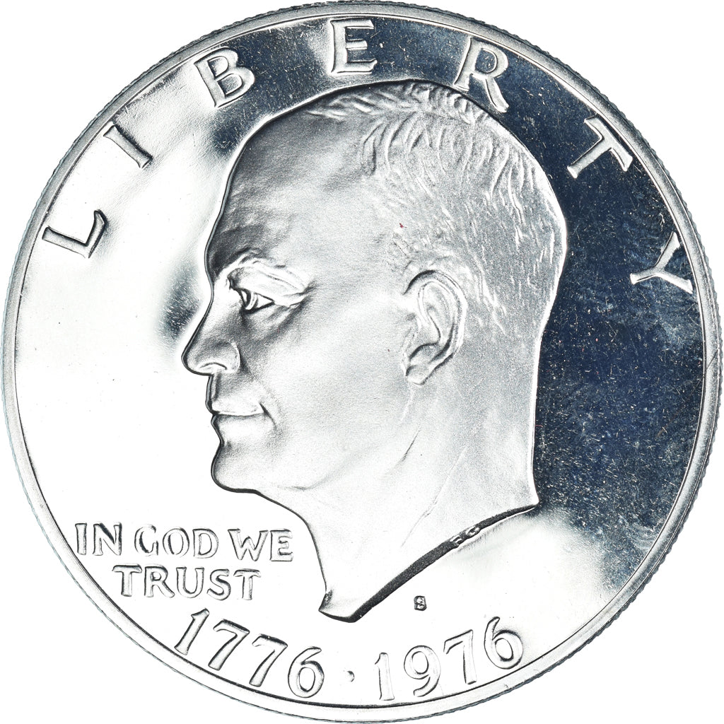 Coin, United States, Eisenhower Dollar, Dollar, 1976, U.S. Mint, San Francisco