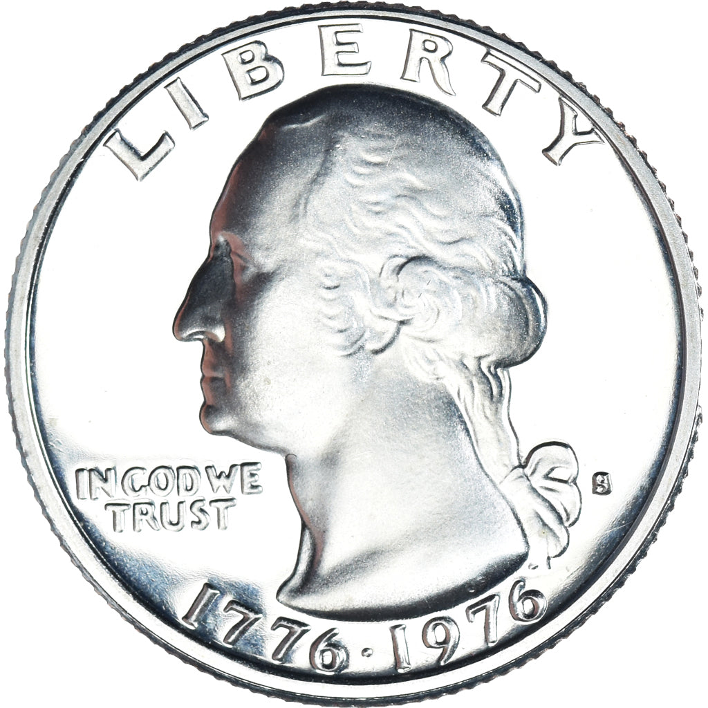 Coin, United States, Washington Quarter, Quarter, 1976, U.S. Mint, San