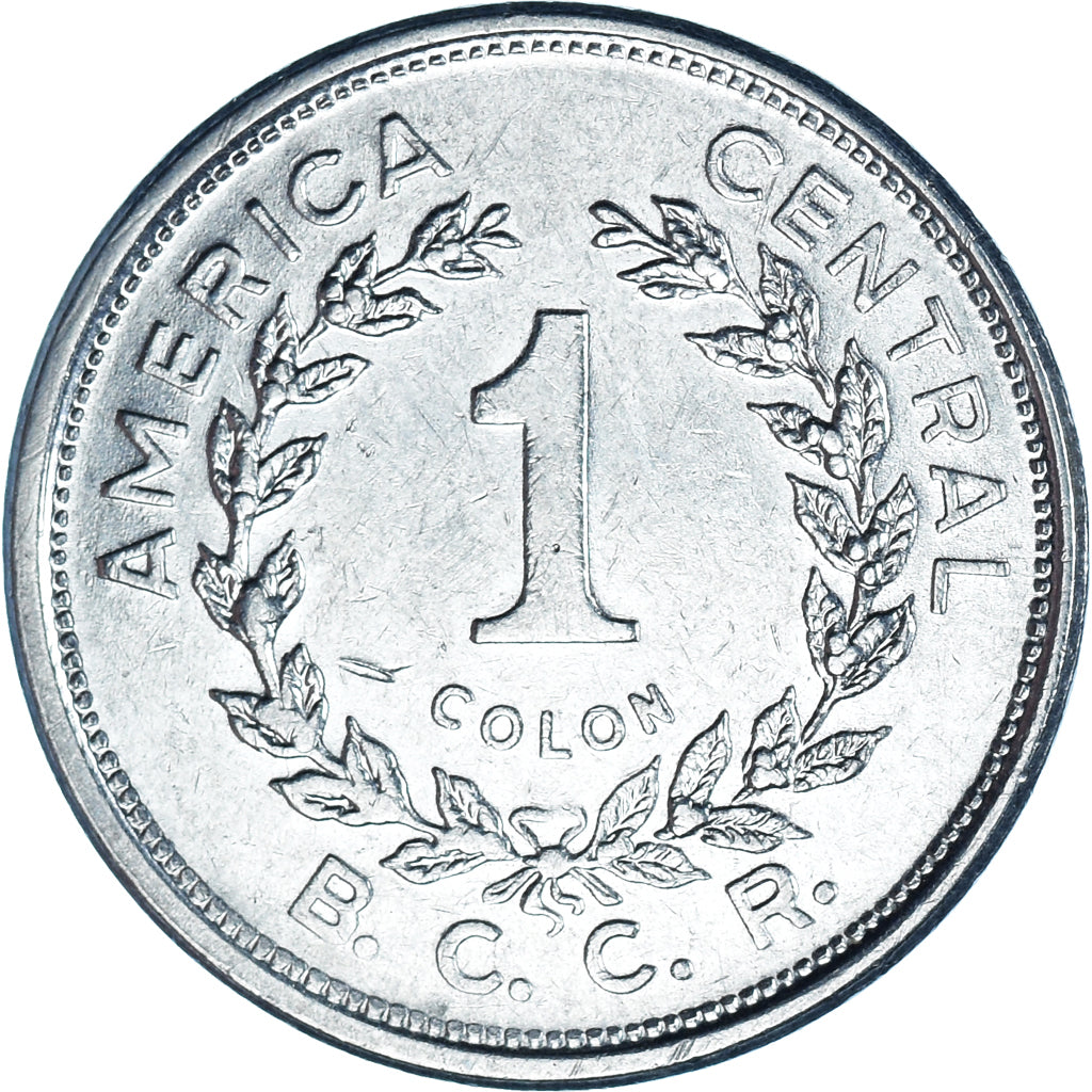 Coin, Costa Rica, Colon, 1983, EF(40-45), Stainless Steel, KM:210.1