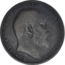 Moneta, Gran Bretagna, Edward VII, Penny, 1902, MB, Bronzo, KM:794.2