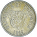 Moneta, Colombia, 10 Pesos, 1989, EF(40-45), Miedź-Nikiel-Cynk, KM:270