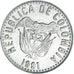 Moneta, Colombia, 10 Pesos, 1991, AU(50-53), Miedź-Nikiel-Cynk, KM:281.1