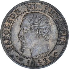 Monnaie, France, Napoleon III, Napoléon III, Centime, 1853, Strasbourg, TTB