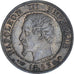 Monnaie, France, Napoleon III, Napoléon III, Centime, 1853, Strasbourg, TTB