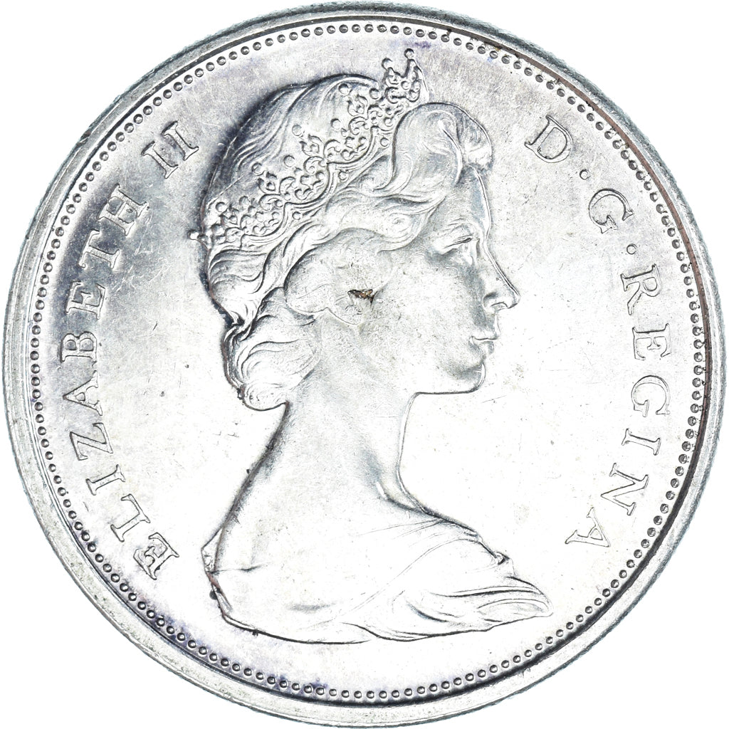 Coin, Canada, Elizabeth II, 50 Cents, 1967, Royal Canadian Mint, Ottawa