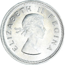Coin, South Africa, Elizabeth II, 3 Pence, 1959, AU(50-53), Silver, KM:47