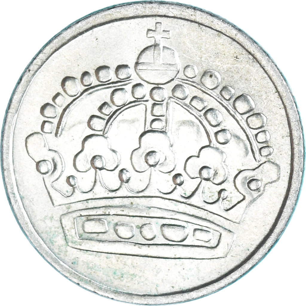 Coin, Sweden, Gustaf VI, 25 Öre, 1961, AU(50-53), Silver, KM:824
