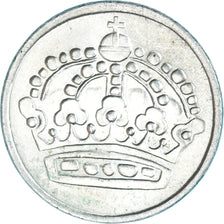 Coin, Sweden, Gustaf VI, 25 Öre, 1961, AU(50-53), Silver, KM:824