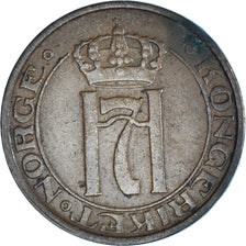 Coin, Norway, Haakon VII, 2 Öre, 1933, EF(40-45), Bronze, KM:371