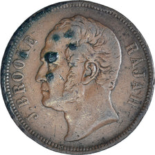 Coin, Sarawak, James Brooke, Cent, 1863, VF(20-25), Copper, KM:3