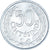 Moneda, Uruguay, 50 Centesimos, 1965, Santiago, EBC, Aluminio, KM:45