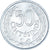 Coin, Uruguay, 50 Centesimos, 1965, Santiago, AU(55-58), Aluminum, KM:45