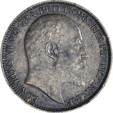 Moneta, Gran Bretagna, Edward VII, Farthing, 1904, BB+, Bronzo, KM:792