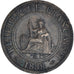 Monnaie, Indochine française, Cent, 1888, Paris, TTB, Bronze, KM:1, Lecompte:40
