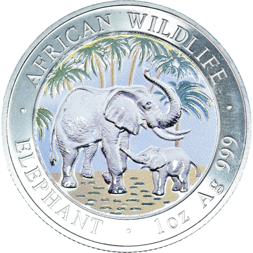 Münze, Somalia, 100 Shillings, 2007, colorized.FDC, STGL, Silber, KM:182