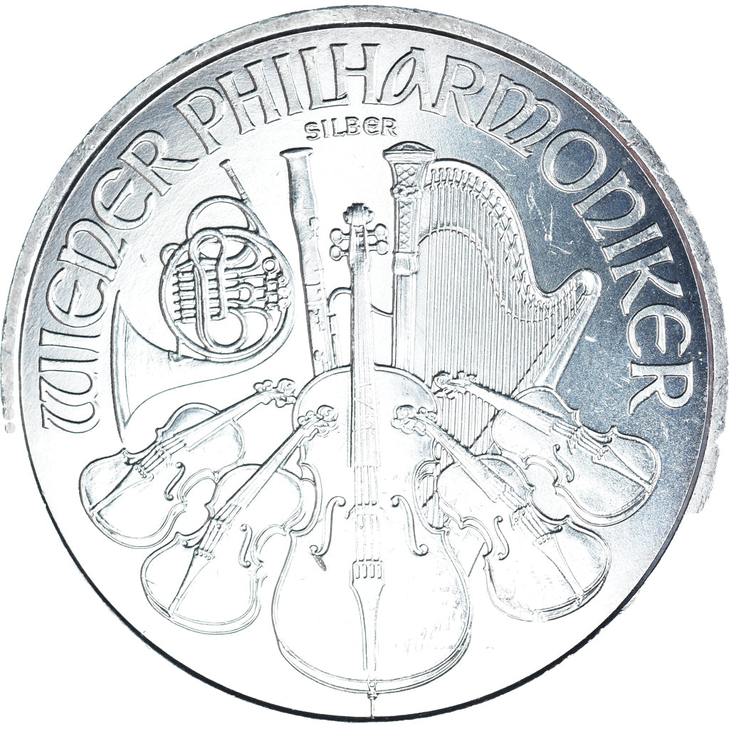 Austria, 1-1/2 Euro, 2008, Vienna, Orchestre philharmonique, SC, Plata, KM:3159